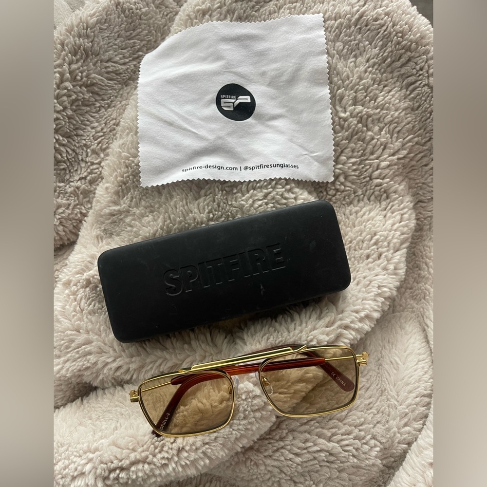 Spitfire JODRELL sunglasses. Gold. Brand new.